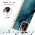 thumbnail image 5 of Designed for iPhone 11 Pro Max Marble Case, Ultra Thin Girls Women Plating Marble Designed Flexible Soft TPU IMD Marble Protective Case Cover for iPhone 11 Pro Max - Green, 5 of 6
