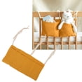 thumbnail image 5 of YAHHU Baby Bedside Storage Hanging Bag Diaper Caddy Organizer 2 Pockets Infant Toy Holder in Ginger Color Space-saving Design 11 inches / 27.9 cm, 5 of 5