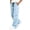 Light Blue, variant on Boy's Baggy Cargo Pants Elastic Waist Casual Loose Sweatpants Wide Leg Track Pant Lightweight Baggy Pants with Pockets(Navy,9-10 Years)