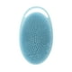 thumbnail image 1 of Cepillo de baño ovalado colgable único de 1 pieza color azul claro, 1 of 6
