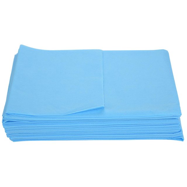 Sábanas Desechables Para Spa, Salón De Belleza, Masaje, No Tejido, Impermeable, Antiaceite (Azul) 10 Unidades/Bolsa Moyic CE002141-00