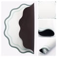 thumbnail image 5 of Placemats Set of 6 Leather Placemats for Kitchen Dining Table Decor Washable Table Placemats Wipeable Table Mat Dark Green 13.4inch, 5 of 6
