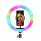 thumbnail image 1 of Aro LED RGB Luz Calida Fria Selfie Celular Tripie 10 Pulgadas, 1 of 3