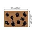 thumbnail image 3 of WJSXC Happy Decorative Doormat,Pumpkin Ghost Witch Candy Patterned Door Mat,Fall Party Floor Mat for Home Indoor Outdoor 16 X2 F, 3 of 6