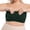 Dark Green, variant on Plus Size Front Closure Bandeau Bra, Wireless Seamless Push-Up Support Bra for Strapless & Everyday Wear Orange XXXXXXL