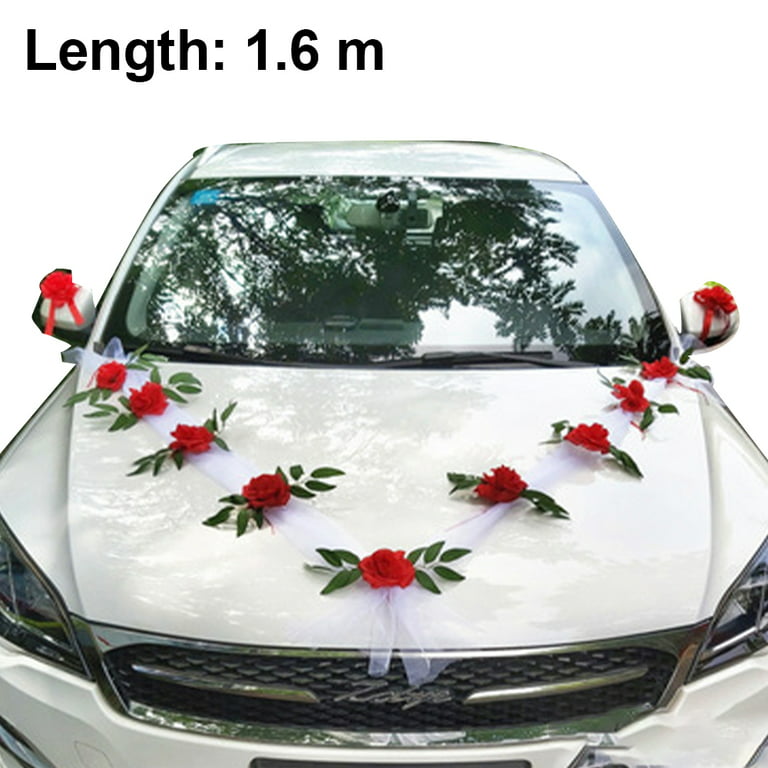 Simple Car Decoration for Wedding