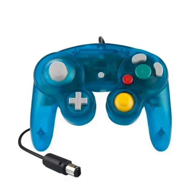 Control Joystick Para Nintendo Gamecube Alambrico Analogo Gc Turquesa