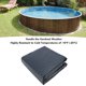 thumbnail image 4 of Cubierta de Invierno para Piscina, Cubierta Redonda para Piscina de 15 Pasteles/16,2 Pasteles para Piscinas Elevadas, Mantiene Fuera los Desechos, incluido Cabrestante y cable de, 4 of 7