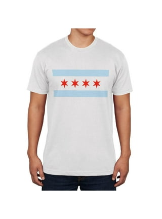 Vintage Chicago Flag Souvenir Gift Men Women Kids T-Shirt