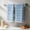 thumbnail image 4 of Thanksgiving Pumpkin Fall Print Kitchen Towel Set, 16 x 24 Inch 2Pcs Soft Polyester Decorative Dish Towels, Blue, 4 of 6