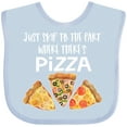 thumbnail image 3 of Inktastic Just Skip to the Part Where There's Pizza Boys or Girls Baby Bib, 3 of 4