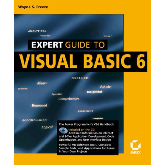 Pre-Owned Expert Guide to Visual Basic 6 [With Contains VB Applets & Applications, Examples...] (Paperback) 078212349X 9780782123494