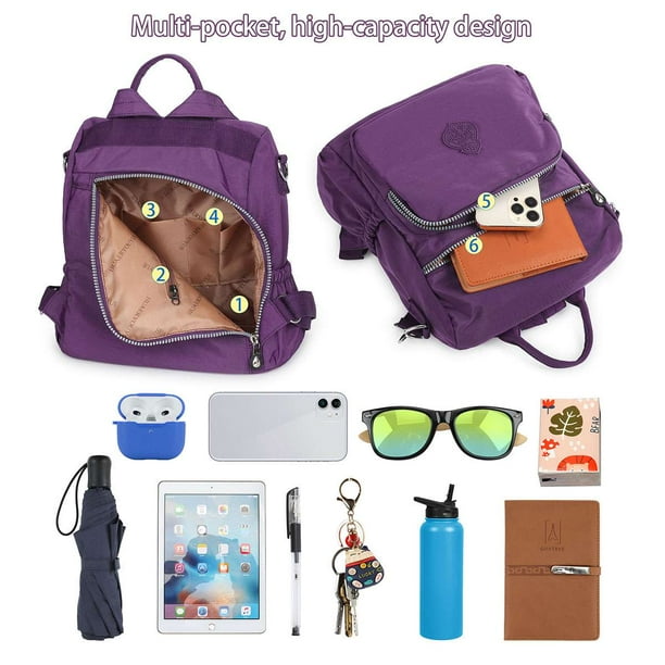 Deago Small Nylon Travel Backpack Purse Waterproof Shoulder  display picture 2