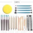 thumbnail image 1 of Jinsinto Pottery Tools Clay-fired Pottery, Diy Art (24-piece Set), 1 of 5