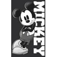 thumbnail image 2 of Women's Mickey & Friends Black and White Mickey Mouse  Racerback Tank Top Black Heather X Small, 2 of 4