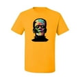 thumbnail image 2 of Wild Bobby, Colorful Technicolor Rainbow Frankenstein Face, Pop Culture, Men Graphic Tees, Gold, 2XL, 2 of 3
