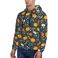 thumbnail image 3 of Haiem Pumpkin Patterned Men's Hoodie with Kangaroo Pocket - Ideal Pullover Sweatshirt for Daily Wear, Travel, and Home-XX-Large, 3 of 7