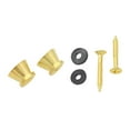 thumbnail image 2 of 2 Strap Locks Buttons Elegant Gold Finish Easy Installation Durable Metal for Electric Guitar Hardware Replacement, 2 of 8