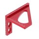 thumbnail image 4 of Regla de ángulo de inglete 3D ANGGREK regla triangular de carpintería roja 45 grados 90 grados, 4 of 8