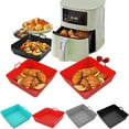 thumbnail image 1 of ¡Ganga del Día!, Bandeja para horno Freidora Bandeja para horno Rectangular Doble Articulación Almohadilla especial para freidora 7.9 pulgadas Akmoler, 1 of 7