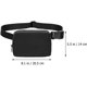 thumbnail image 2 of Paquete de 1 Uds., riñonera, bolso de pecho, bolso cruzado para cámara, bolsos cruzados para mujer, bolso moderno para cámara, estuche pequeño para cámara, negro, 20,5*14cm, 2 of 5