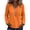 A1 Orange, variant on Gauze Shirts for Women - Crew Neck Long Sleeve Cotton Linen Frayed Fringe Tops,Casual Distressed Shirts,Loose Fit Blouses,Raw Edge Hem,Boho Top Outfits,Fall Spring Gauze Shirt Grey
