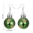 thumbnail image 3 of YIKA Christmas Decorations Christmas Ball Pendant Earrings Christmas Decorations Indoor C, 3 of 6