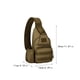 thumbnail image 3 of Eigraketly Bolsa de hombro en el pecho Bolsillo para botellas Bolsas de sujeción Bolsas de deportivas Mochilas de mochilero Marrón Eigraketly OD022866-02, 3 of 6