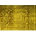 thumbnail image 1 of Ahgly Company Machine Washable Indoor Rectangle Persian Yellow Traditional Area Rugs, 6' x 9', 1 of 4