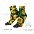 thumbnail image 6 of Pofeuu Sunflower 1 Print 30cm Socks, Adult Running Hiking Socks for Youth and Adult, 6 of 7
