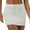 White-1, variant on QHFBli Womens Casual Mini Skirt Drawstring Summer High Waist Bodycon Workout Short Pencil Skirt