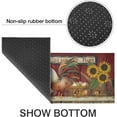 thumbnail image 6 of Farmhouse Kitchen Rugs Set of 2, Non-Slip Washable Kitchen Mats, Vintage Farm Rooster Kitchen Mats for Kitchen Sink Front, 17x30+17x47 Inches, 6 of 6