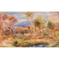 thumbnail image 2 of Renoir, Pierre-Auguste 14x10 Black Ornate Wood Framed with Double Matting Museum Art Print Titled - Glade 1909, 2 of 4