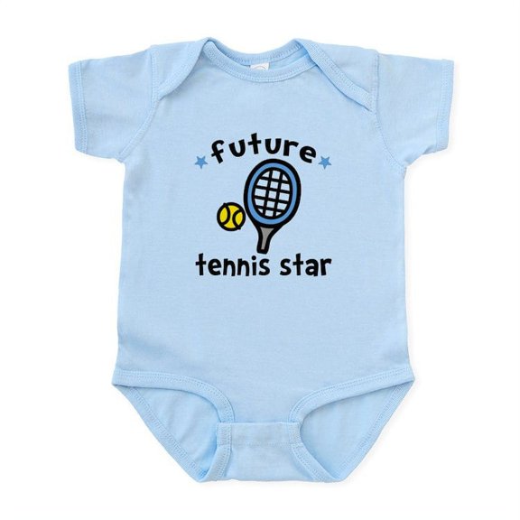 CafePress - Future Tennis Star Infant Bodysuit - Baby Light Bodysuit, Size Newborn - 24 Months