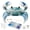 Multicolor, variant on 3D Beaded Animal DIY Kit with Crystal Bead and Pattern Guide for Craft Project and Beadwork Display(Shark)