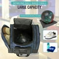 thumbnail image 4 of WOLT | Single Bowling Ball Tote Bag--Bowling sports Equipment Bag for Unisex Waterproof Polyester Healthyblue, 4 of 7