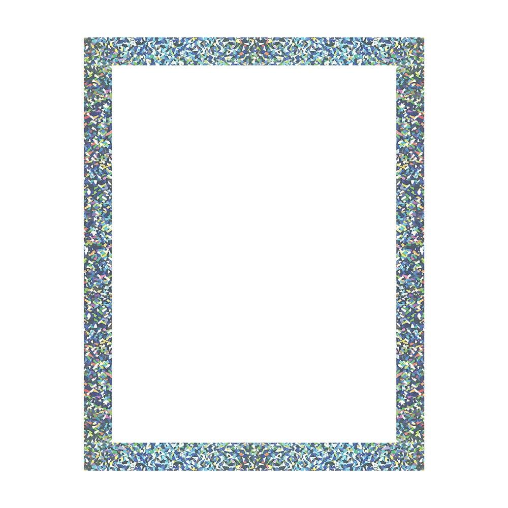 Pen + Gear White Poster Board with Iridescent Frame, 22'x28'