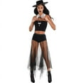 thumbnail image 4 of Sheer Long Skirt - Adult S/M | Mesh | Black | 1 Pc., 4 of 4