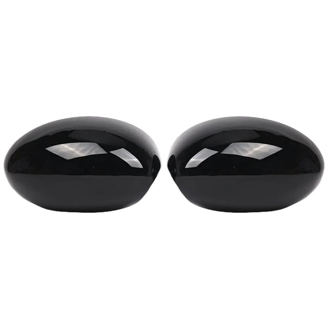 1 Pair Car Side Rearview Mirror Cover Caps 51167030715 for Mini For Cooper Hatchback and S (R50, R53) 2002-2006 Right Driver Side