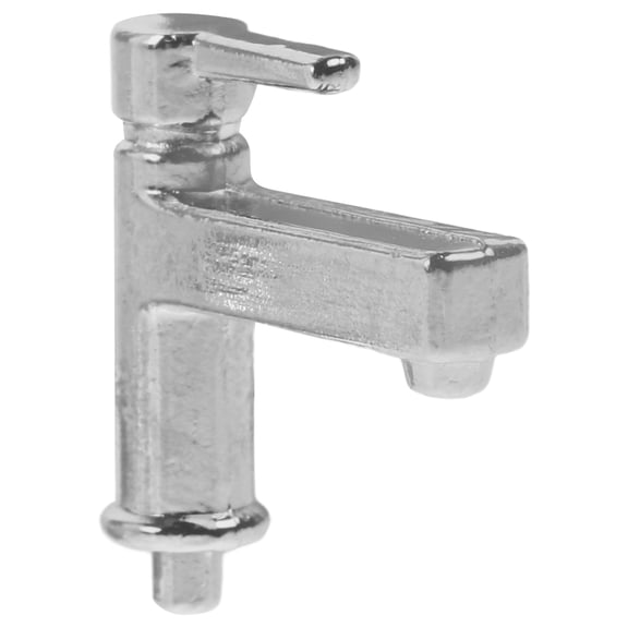 OUNONA 1:12 Scale Miniature Faucet Model for Dollhouse Kitchen Bathroom, Realistic Accessory for Pretend Play, Decor, Crafts, Collectors