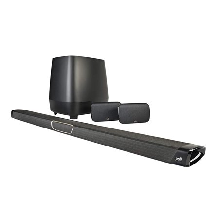 Polk Audio MagniFI MAX Sound Bar and Wireless Subwoofer - with Polk SDA and Voice Adjust (Best Soundbar For Voice Clarity)