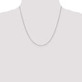 thumbnail image 5 of Solid 14K White Gold 0.9mm Diamond Cut Spiga Chain - 20", 5 of 8