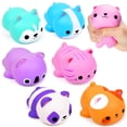 thumbnail image 1 of Pelotas antiestrés Squishy Cat FLY2SKY Slow Rising, 6 unidades, para niños, 1 of 8