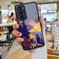 thumbnail image 5 of Matte Case for Huawei Y6P P50 P40 P30 P20 MATE 40 30 20 PRO PLUS Y7P Y9 Case Funda Coque Shell Art hand-Painted Mountain Scenery, 5 of 5