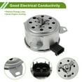 thumbnail image 4 of Motor de ventilador del radiador Unique Bargains para Cadillac Escalade 2007-2011 Motor de enfriamiento de motor silencioso No.1580881 1 Pc, 4 of 6