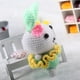thumbnail image 2 of 1 Juego Animal Crochet Conejo Verde 15cm Alto DIY Sofá Hogar Hugo Amigurumi Crochet Kit, 2 of 10