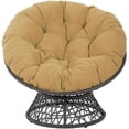 thumbnail image 1 of Needles Solid Outdoor Spun Polyester Papasan Cushion, 48x48x6inch, Cotton Rounded Tufted Oversized Chair Pad Floor Pillow Thick Solid Color for Hammock, 1 of 4