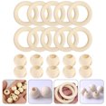 thumbnail image 3 of 1 Set Wooden Ring Wooden Beads DIY Crafts Tapestry Hanging Basket Tools, 3 of 7