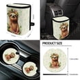 thumbnail image 4 of Yuyamidu Cute Sloth Car Accessories Sets with Car Seat Covers Steering Wheel Cover Seatbelt Shoulder Pad Trash Bag Rear View Mirror Covers Coasters Keychain 13 PCS Auto Decor, 4 of 5