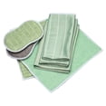 thumbnail image 3 of Juego de 6: Paño de Bambú x2, Toallita de Bambú x2, Esponja de Bambú x2. Microfibra de Bambú para Multisuperficie, Ultra Absorbente, Suave, Económica y Ecológica, Duradera y Resistente, 3 of 5